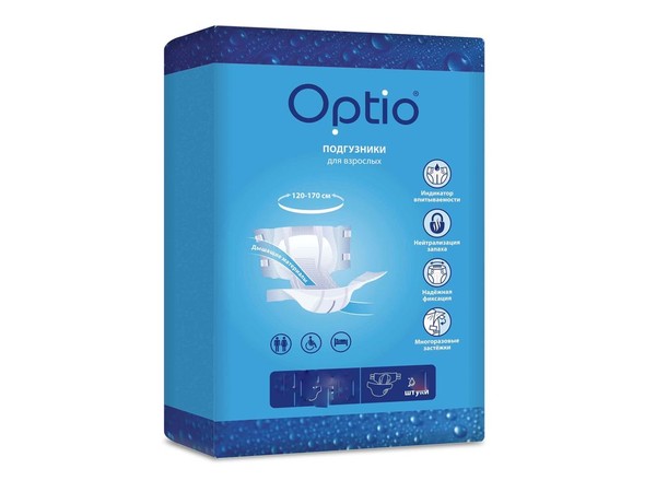 OPTIO ПОДГУЗНИКИ ДЛЯ ВЗРОСЛЫХ Р XL ПОДГУЗНИКИ УРОЛОГИЧЕСКИЕ    №30