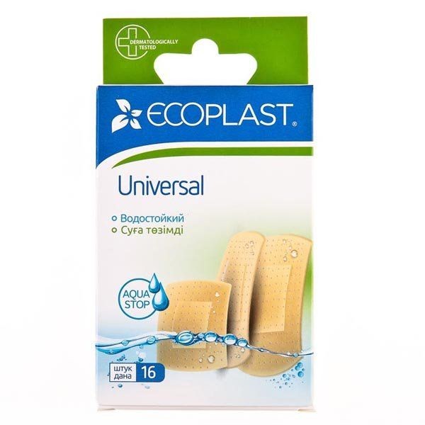 ECOPLAST МЕДИЦИНСКИЙ ПОЛИМЕРНЫЙ UNIVERSAL ПЛАСТЫРЬ   №16