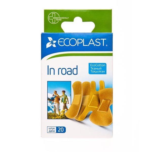 ECOPLAST IN ROAD НАБОР ПЛАСТЫРЬ МЕДИЦИНСКИЙ ТКАНЫЙ ПЛАСТЫРЬ   №20