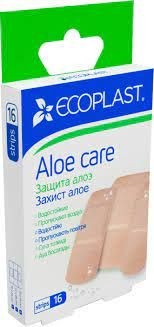 ECOPLAST ALOE CARE НАБОР ПОЛИМЕРНЫХ ПЛАСТЫРЕЙ С ЭКСТРАКТОМ АЛОЕ ПЛАСТЫРЬ   №16