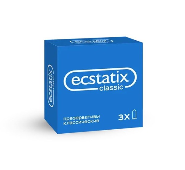 ECSTATIX ПРЕЗЕРВАТИВЫ КЛАССИЧЕСКИЕ ПРЕЗЕРВАТИВ   №3