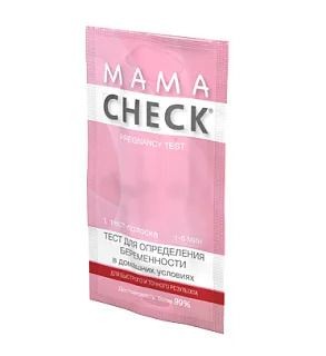 MAMA CHECK ТЕСТ ДЛЯ ОПРЕДЕЛЕНИЯ БЕРЕМЕННОСТИ ТЕСТ НА БЕРЕМЕННОСТЬ №1