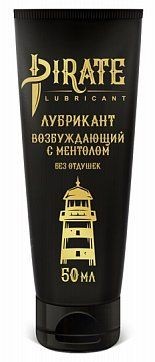 PIRATE ЛУБРИКАНТ ВОЗБУЖДАЮЩИЙ С МЕНТОЛОМ БЕЗ ОТДУШЕК ГЕЛЬ-ЛУБРИКАНТ  50 МЛ №1