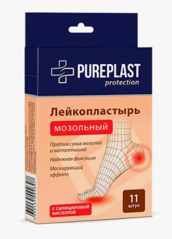 PUREPLAST ПЛАСТЫРЬ МОЗОЛЬНЫЙ ПЛАСТЫРЬ    №11