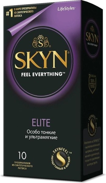 SKYN ELITE ПРЕЗЕРВАТИВЫ ОСОБО ТОНКИЕ ПРЕЗЕРВАТИВ    №10