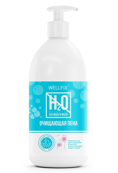 WELLFIX ПЕНА МОЮЩАЯ Д/ГИГИЕНЫ ТЕЛА С ПАНТЕНОЛОМ КОСМЕТИЧЕСКАЯ ПЕНА  500 МЛ №1