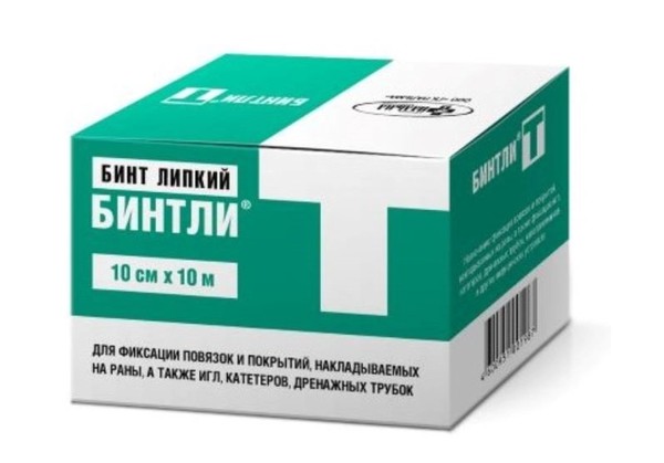 БИНТЛИ-Т ПЛАСТЫРЬ ФИКСИРУЮЩИЙ 10 СМ Х 10 М ПЛАСТЫРЬ НА НЕТКАНОЙ ОСНОВЕ   №1