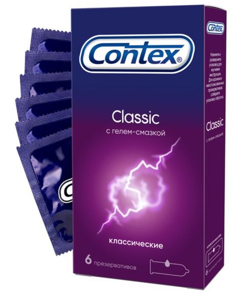 CONTEX ПРЕЗЕРВАТИВЫ CLASSIC ПРЕЗЕРВАТИВ №6
