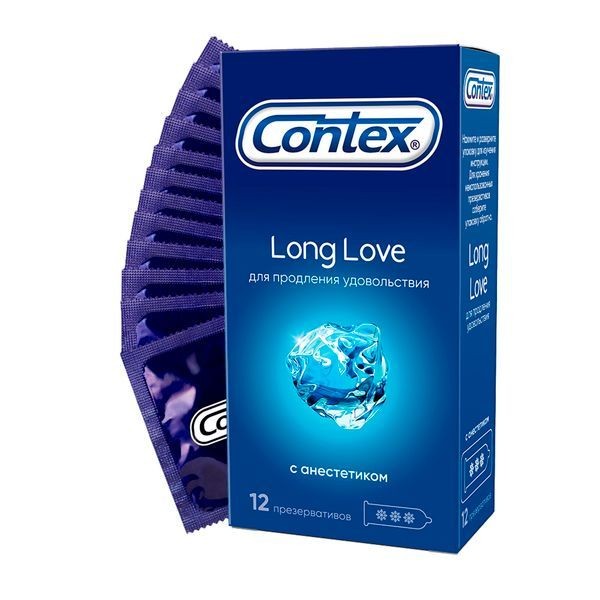 CONTEX ПРЕЗЕРВАТИВЫ LONG LOVE ПРЕЗЕРВАТИВ    №12