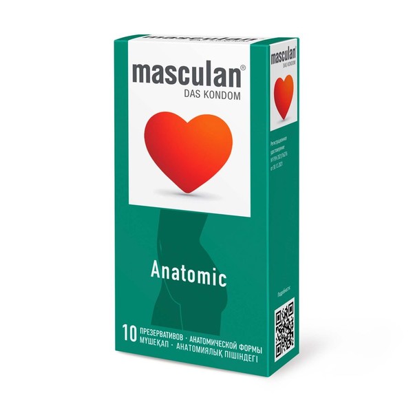 MASCULAN ПРЕЗЕРВАТИВЫ ANATOMIC ПРЕЗЕРВАТИВ №10