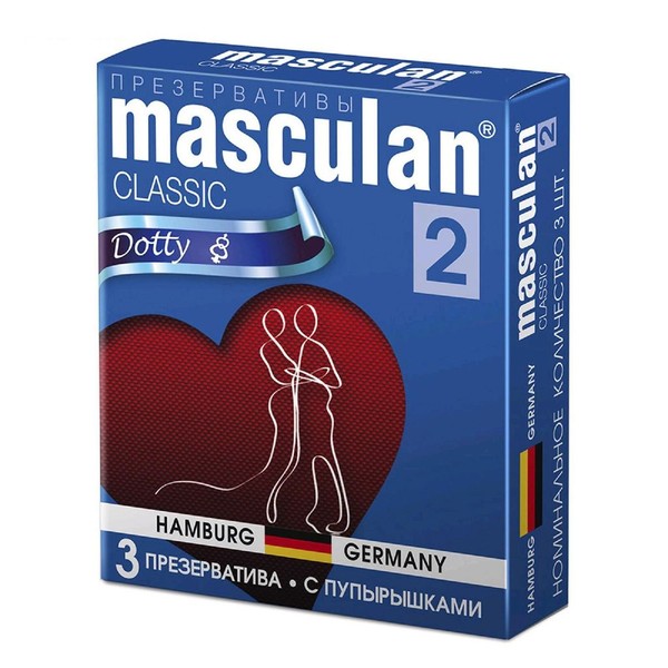 Masculan 2 презервативы classic пупырышки