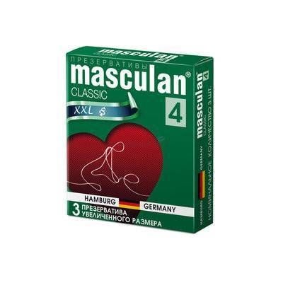 MASCULAN 4 ПРЕЗЕРВАТИВЫ CLASSIC УВЕЛИЧ РАЗМЕРА ПРЕЗЕРВАТИВ №3