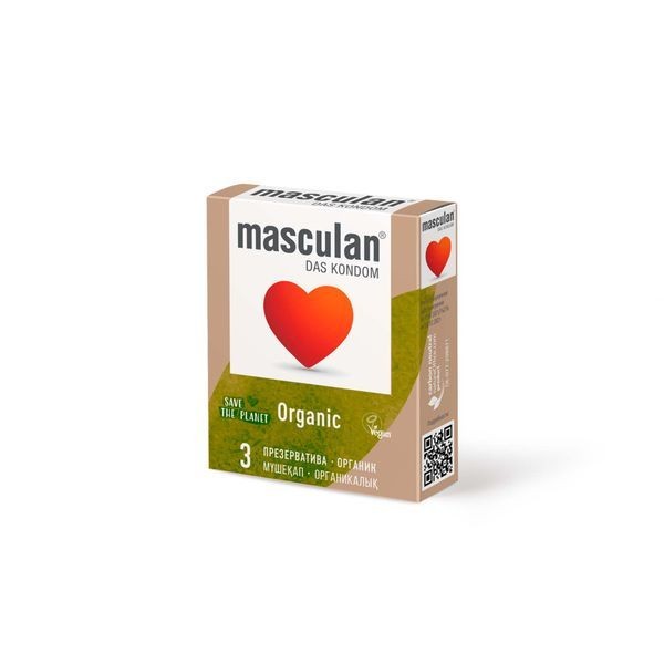 MASCULAN ПРЕЗЕРВАТИВЫ ORGANIC ПРЕЗЕРВАТИВ    №3