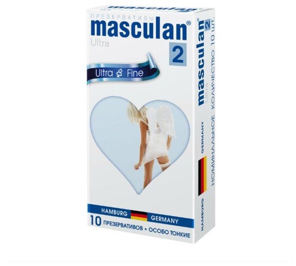 MASCULAN 2 ПРЕЗЕРВАТИВЫ ULTRA FINE ПРЕЗЕРВАТИВ №10