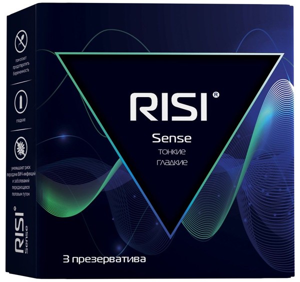 RISI ПРЕЗЕРВАТИВЫ SENSE ПРЕЗЕРВАТИВ    №3