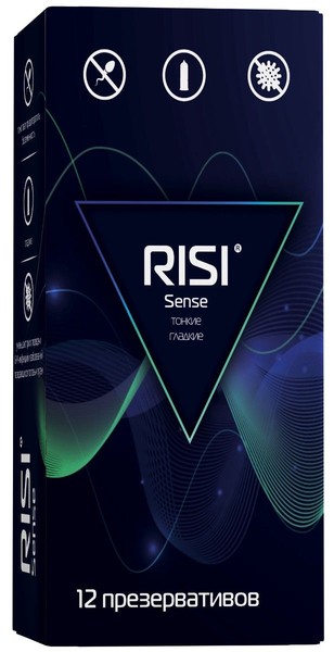 RISI ПРЕЗЕРВАТИВЫ SENSE ПРЕЗЕРВАТИВ    №12
