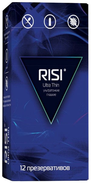 RISI ПРЕЗЕРВАТИВЫ ULTRA THIN ПРЕЗЕРВАТИВ    №12