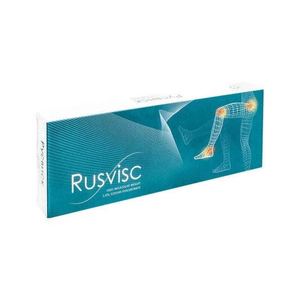 РУСВИСК (RUSVISC) РАСТВОР Д/ВНУТРИСУСТАВНОГО ВВЕДЕНИЯ РАСТВОР ДЛЯ ВНУТРИСУСТАВНОГО ВВЕДЕНИЯ 1,6% 3 МЛ №1