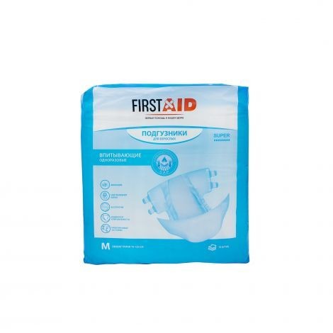 FIRSTAID/ФЕРСТЭЙД ПОДГУЗНИКИ ДЛЯ ВЗРОСЛЫХ ПОДГУЗНИКИ УРОЛОГИЧЕСКИЕ M   №10