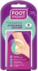FOOT EXPERT ПЛАСТЫРЬ ГИДРОКОЛЛОИДНЫЙ ОТ ВЛАЖНЫХ МОЗОЛЕЙ 3,7Х5,5СМ ПЛАСТЫРЬ ГИДРОКОЛЛОИДНЫЙ   №6