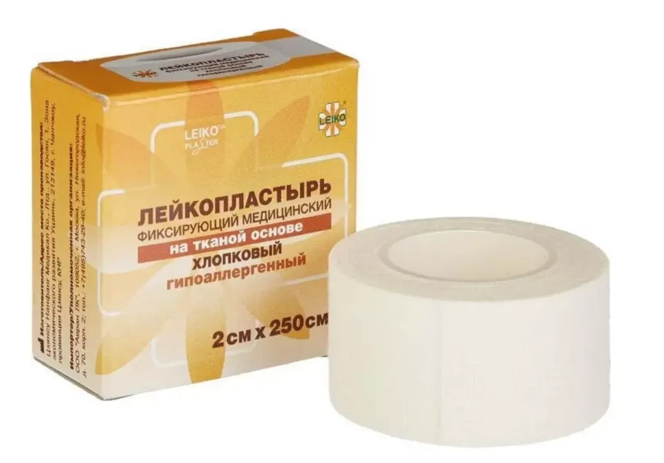 LEIKO ПЛАСТЫРЬ НА ТКАНЕВ ОСНОВЕ 2СМХ250СМ ПЛАСТЫРЬ НА ТКАНЕВОЙ ОСНОВЕ   №1