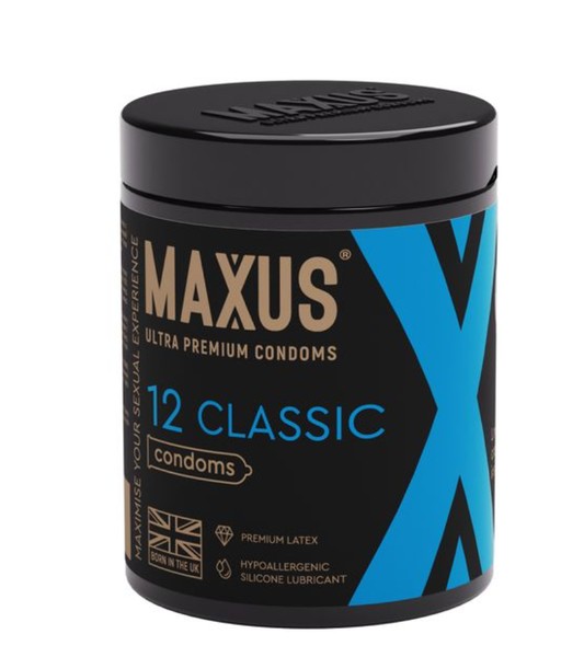 MAXUS ПРЕЗЕРВАТИВЫ CLASSIC ПРЕЗЕРВАТИВ    №12