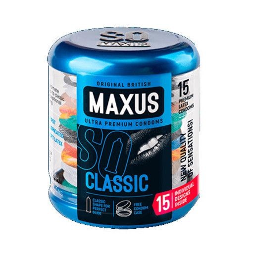MAXUS ПРЕЗЕРВАТИВЫ CLASSIC ПРЕЗЕРВАТИВ    №15