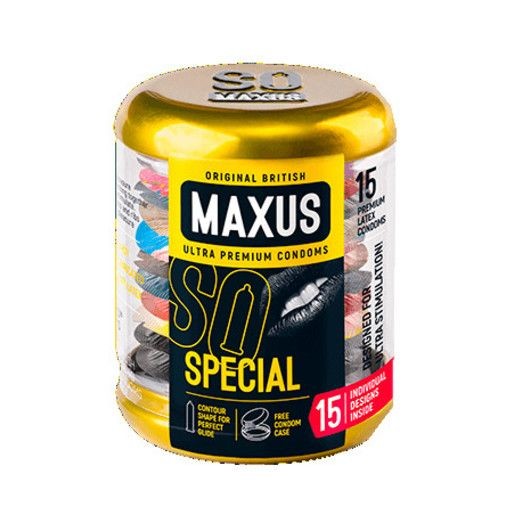 MAXUS ПРЕЗЕРВАТИВЫ SPECIAL ТОЧЕЧНО-РЕБРИСТЫЕ ПРЕЗЕРВАТИВ    №15