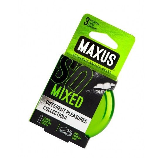 MAXUS ПРЕЗЕРВАТИВЫ MIXED МИКС ПРЕЗЕРВАТИВ    №3