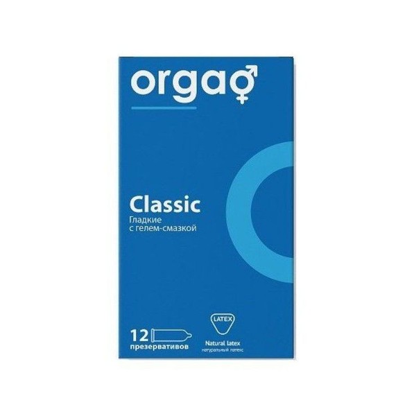 ORGAO ПРЕЗЕРВАТИВЫ CLASSIC ПРЕЗЕРВАТИВ №12