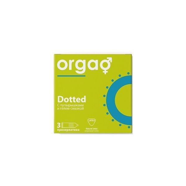 ORGAO ПРЕЗЕРВАТИВЫ DOTTED ПРЕЗЕРВАТИВ №3