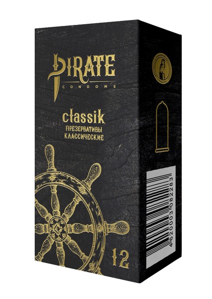 PIRATE ПРЕЗЕРВАТИВЫ КЛАССИЧЕСКИЕ ПРЕЗЕРВАТИВ    №12