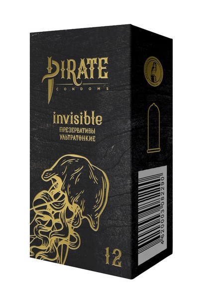 PIRATE ПРЕЗЕРВАТИВЫ УЛЬТРАТОНКИЕ ПРЕЗЕРВАТИВ    №12