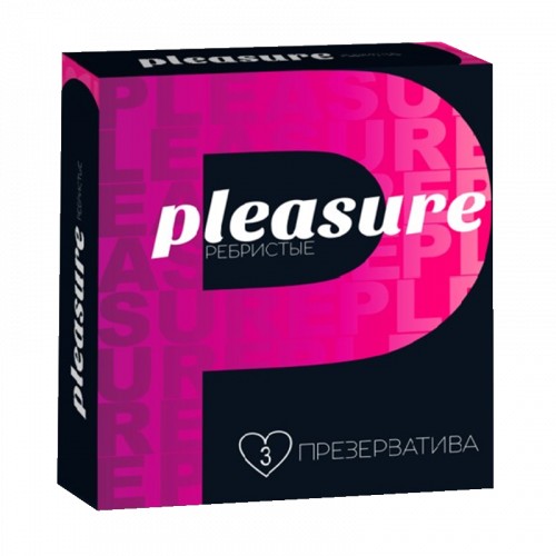 PLEASURE РЕБРИСТЫЕ ПРЕЗЕРВАТИВ   №3