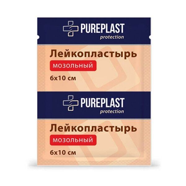 PUREPLAST ПЛАСТЫРЬ МОЗОЛЬНЫЙ ПЛАСТЫРЬ 6 СМХ10 СМ   №1