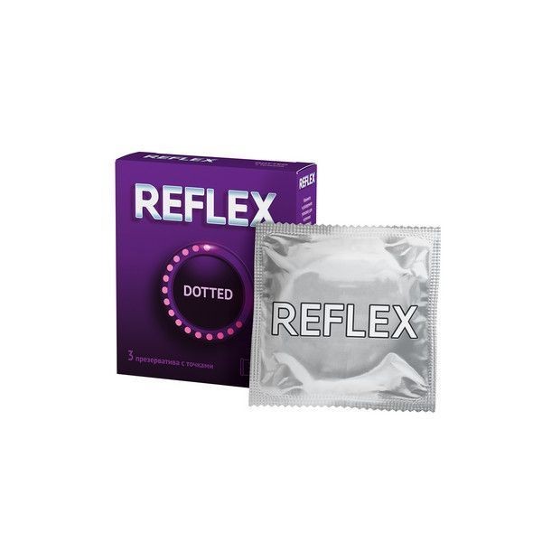 REFLEX ПРЕЗЕРВАТИВЫ ТОЧЕЧНЫЕ DOTTED ПРЕЗЕРВАТИВ №3