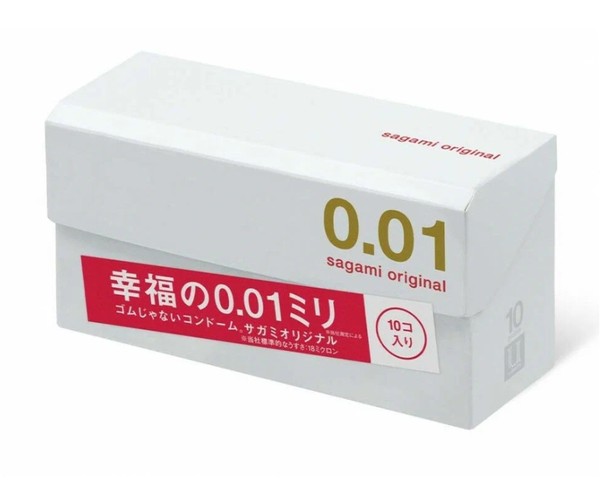 SAGAMI ORIGINAL 0.01 ПРЕЗЕРВАТИВЫ ПОЛИУРЕТАНОВЫЕ ПРЕЗЕРВАТИВ    №10