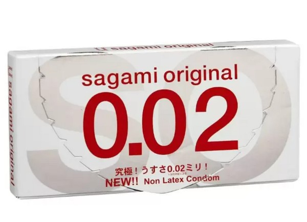 SAGAMI ORIGINAL 0.02 ПРЕЗЕРВАТИВЫ ПОЛИУРЕТАНОВЫЕ ПРЕЗЕРВАТИВ    №2