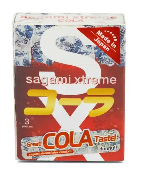 SAGAMI XTREME COLA ПРЕЗЕРВАТИВЫ ПРЕЗЕРВАТИВ    №3