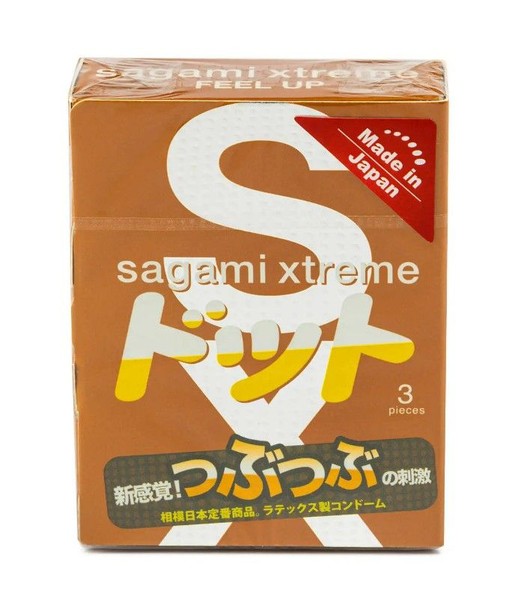 SAGAMI XTREME FEEL UP ПРЕЗЕРВАТИВЫ ТОЧЕЧНЫЕ ПРЕЗЕРВАТИВ    №3