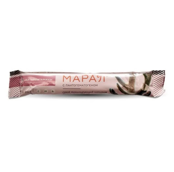 МАРАЛ С ПАНТОГЕМАТОГЕНОМ НАПИТОК СУХОЙ  20 Г №1