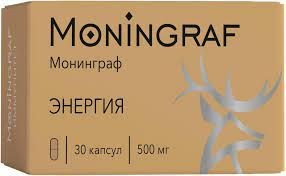MONINGRAF МАРАЛ ЭНЕРГИЯ КАПСУЛЫ  500 МГ №30