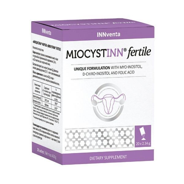 INNVENTA МИОЦИСТИНН ФЕРТИЛ ПОРОШОК ДЛЯ ПРИГОТОВЛЕНИЯ РАСТВОРА ДЛЯ ПРИЕМА ВНУТРЬ 2,34 Г №20