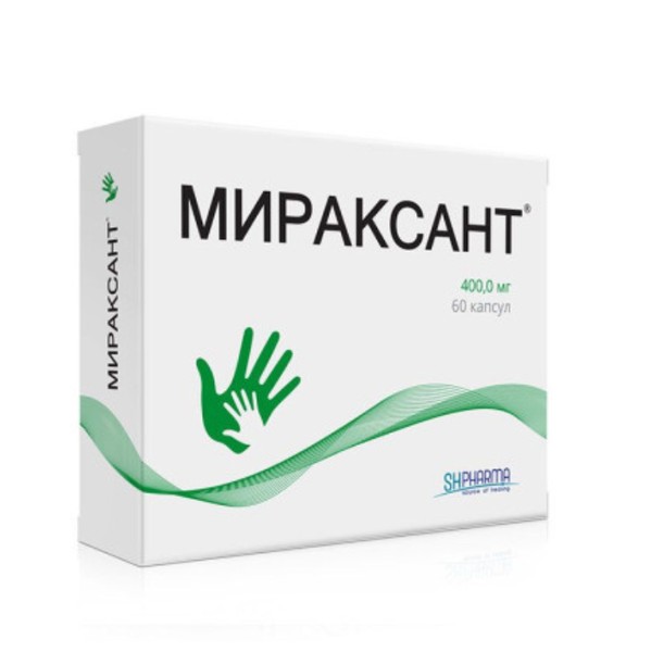 SH PHARMA МИРАКСАНТ КАПСУЛЫ 400 МГ №60