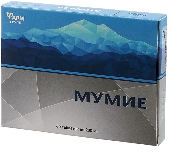 МУМИЕ ТАБЛЕТКИ  200 МГ №60