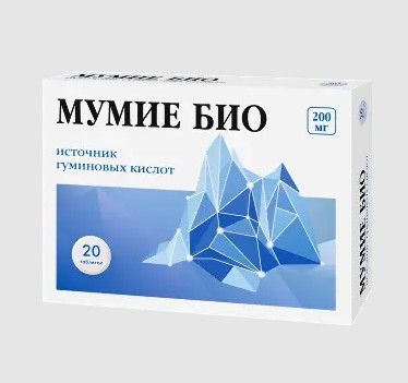 ФАРМИНТЕГРО МУМИЕ БИО ТАБЛЕТКИ  0,2 Г №20