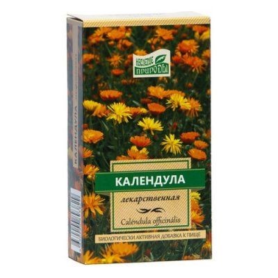 НАСЛЕДИЕ ПРИРОДЫ КАЛЕНДУЛА РАСТИТЕЛЬНОЕ СЫРЬЕ  1 Г №20