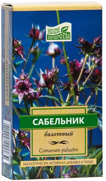 НАСЛЕДИЕ ПРИРОДЫ САБЕЛЬНИК БОЛОТНЫЙ РАСТИТЕЛЬНОЕ СЫРЬЕ  50 Г №1