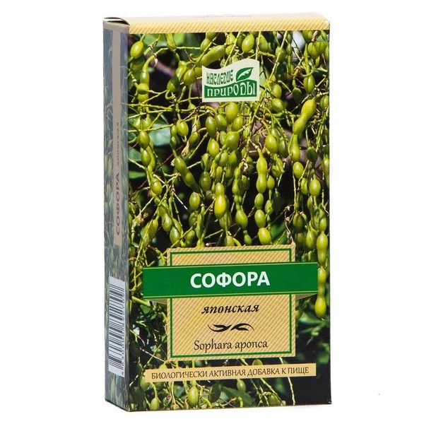 НАСЛЕДИЕ ПРИРОДЫ СОФОРА ЯПОНСКАЯ РАСТИТЕЛЬНОЕ СЫРЬЕ  50 Г №1