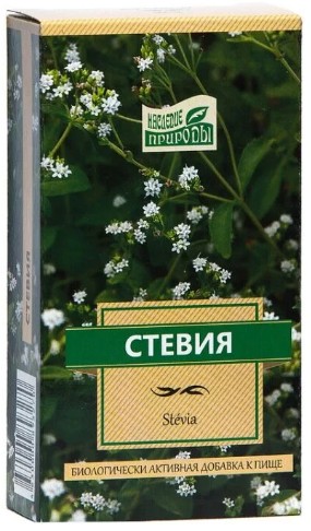 НАСЛЕДИЕ ПРИРОДЫ СТЕВИЯ РАСТИТЕЛЬНОЕ СЫРЬЕ  50 Г №1